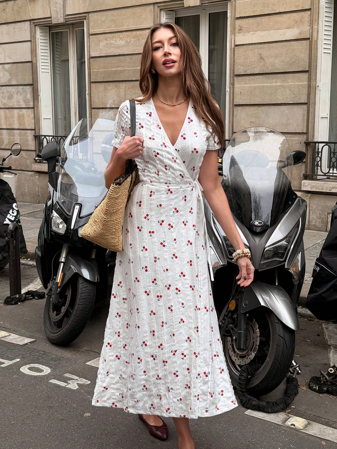 Rochie maxi SHEIN, mix culori