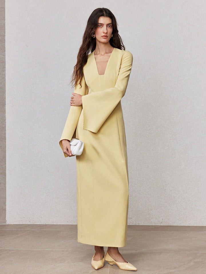 Rochie maxi SHEIN, galben