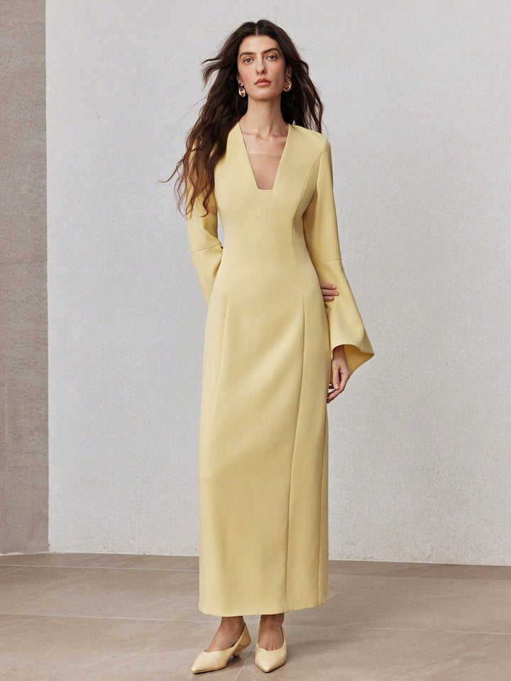 Rochie maxi SHEIN, galben