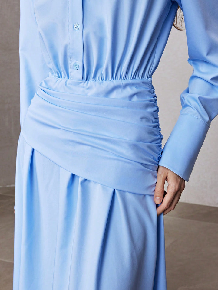 Rochie maxi SHEIN, albastru