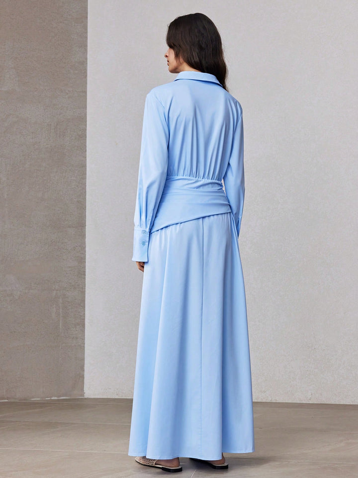 Rochie maxi SHEIN, albastru
