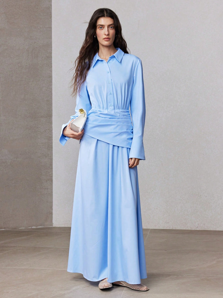 Rochie maxi SHEIN, albastru