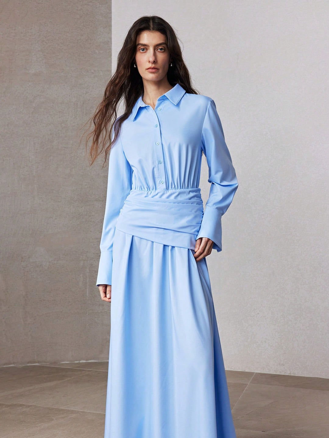 Rochie maxi SHEIN, albastru