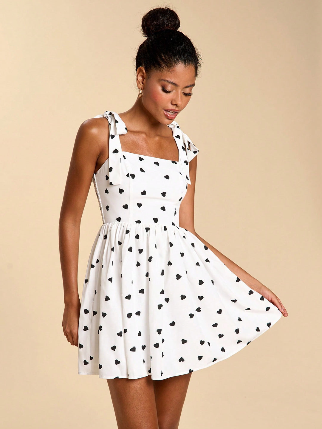 SHEIN mini ruha, fekete
