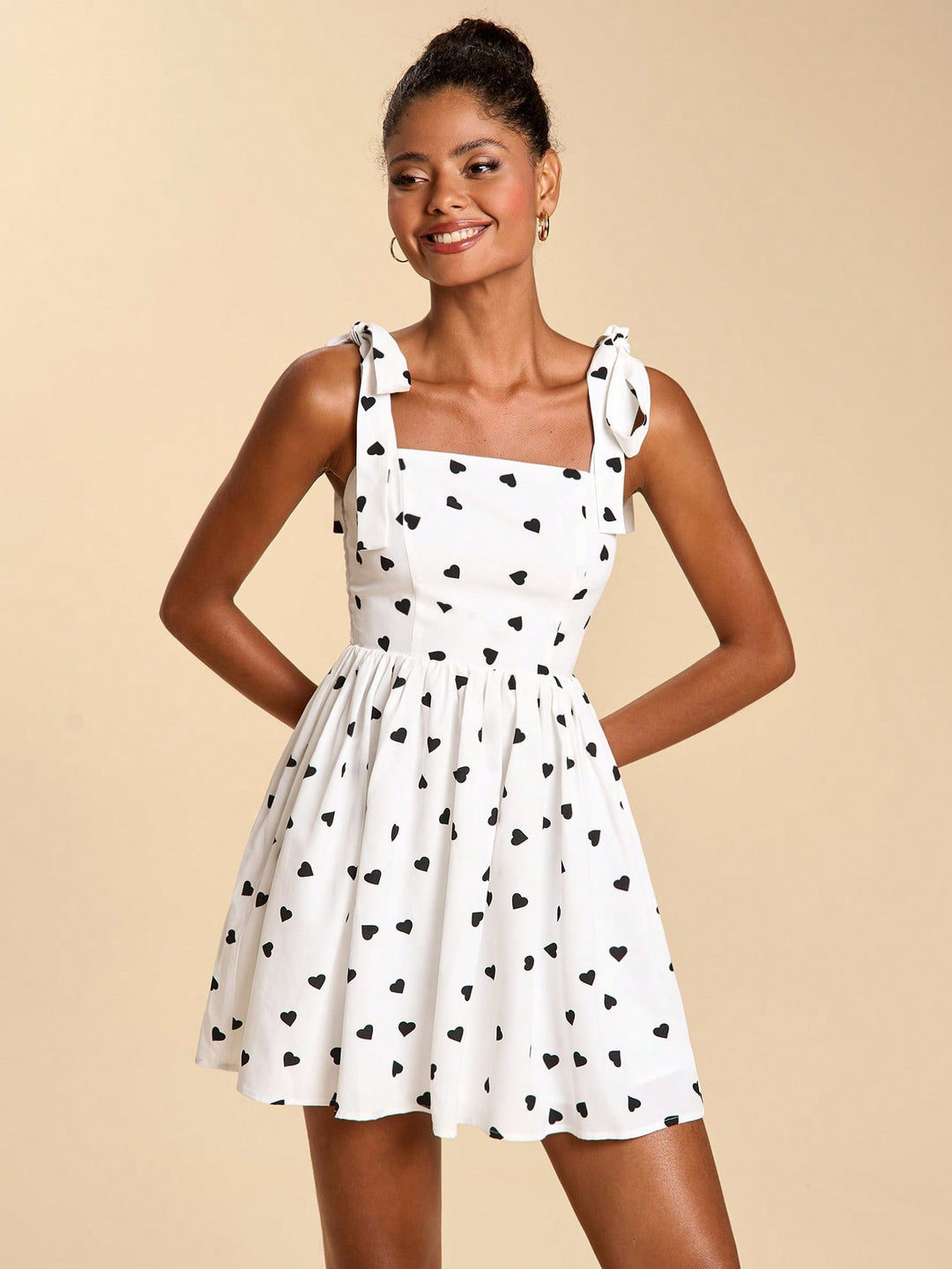 SHEIN mini ruha, fekete