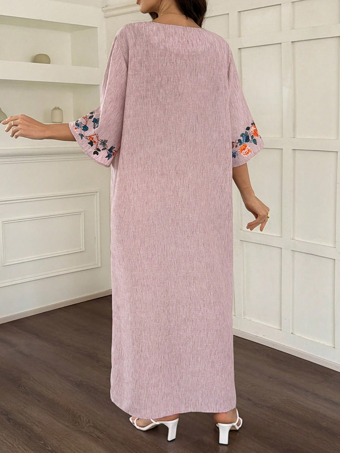 Rochie midi SHEIN, roz