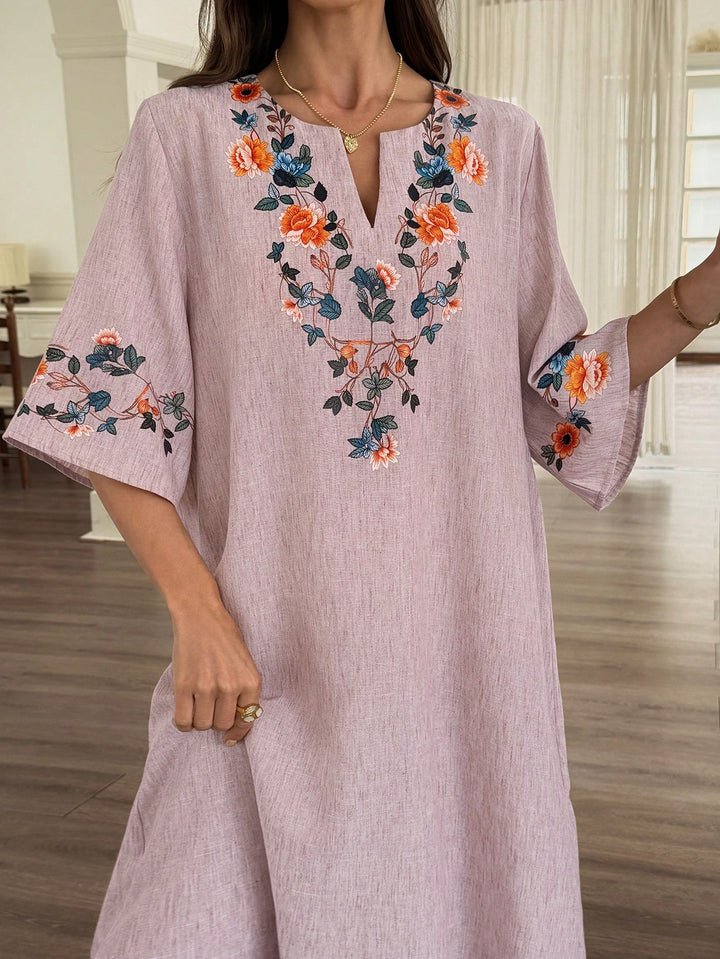 Rochie midi SHEIN, roz