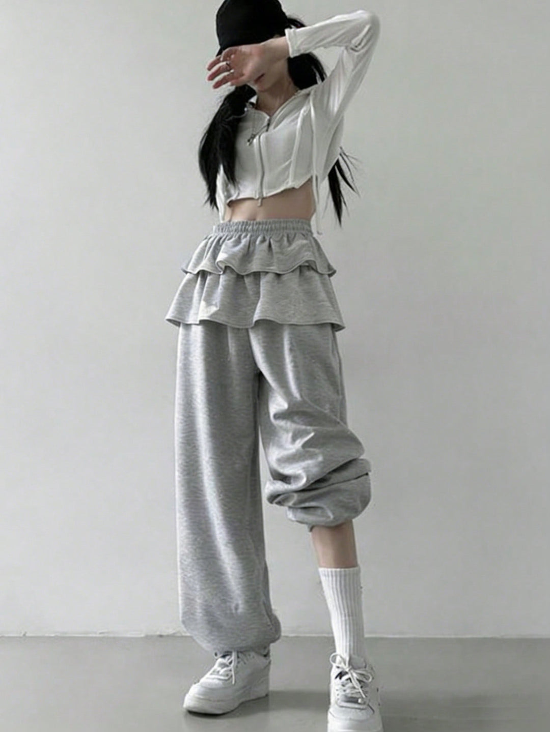 Pantaloni SHEIN, gri
