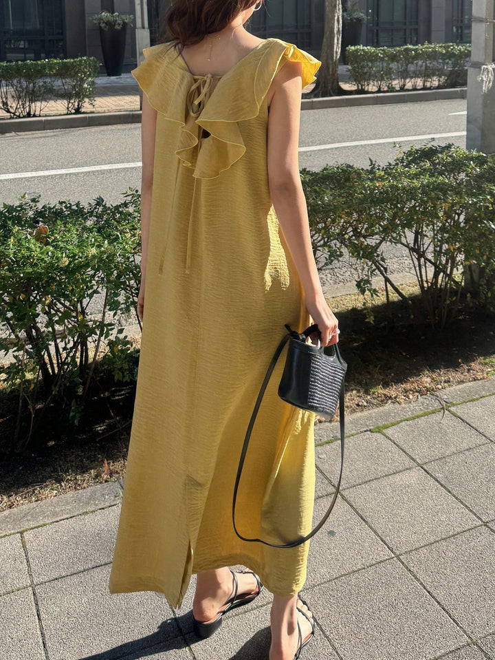 Rochie maxi SHEIN, galben