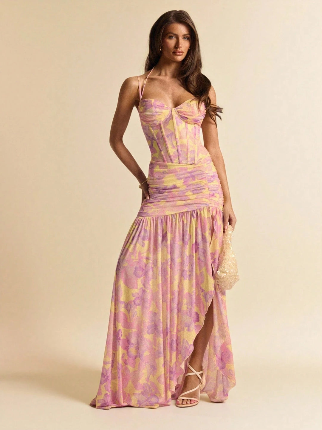 Rochie maxi SHEIN, mix culori