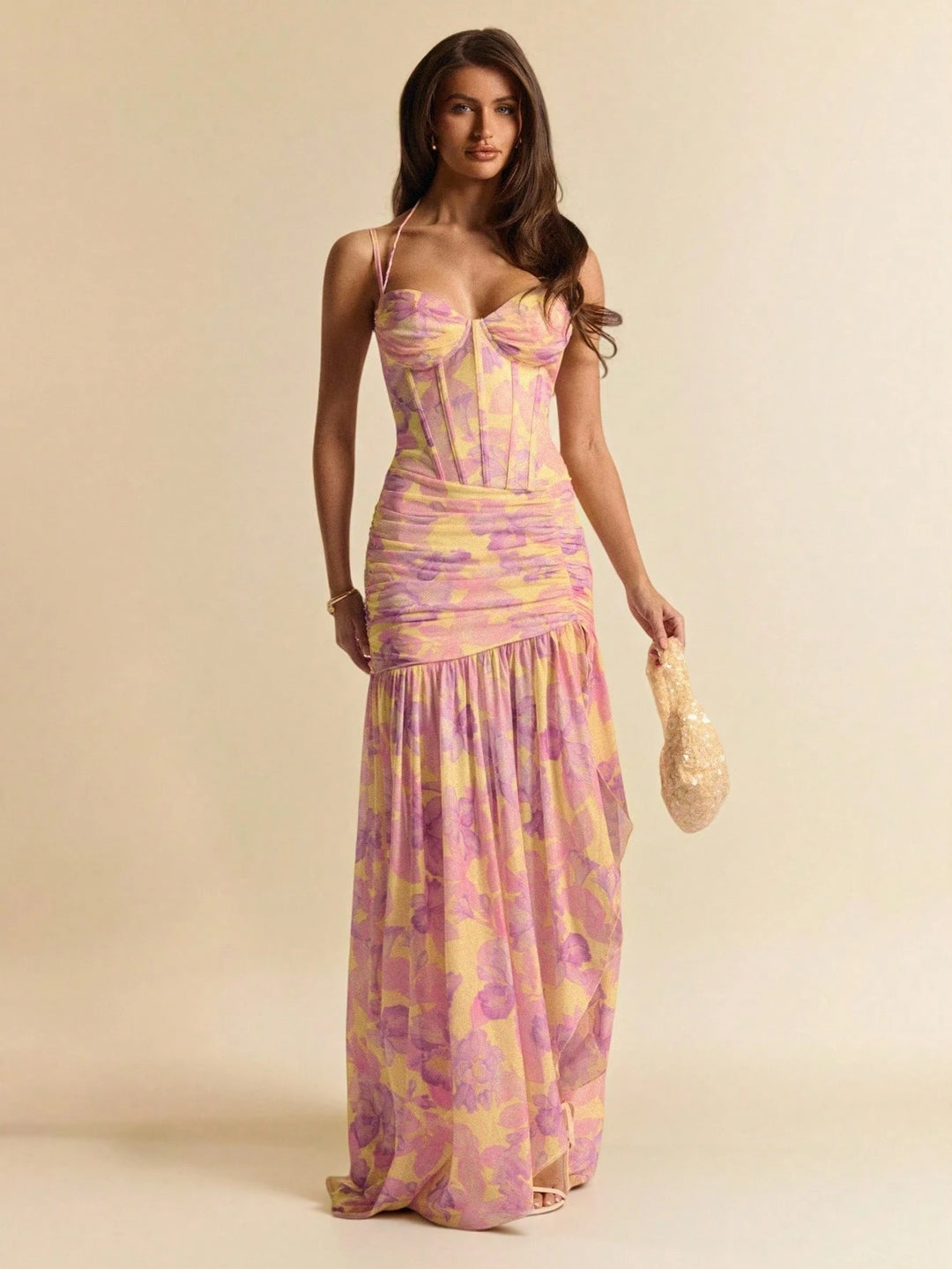 Rochie maxi SHEIN, mix culori