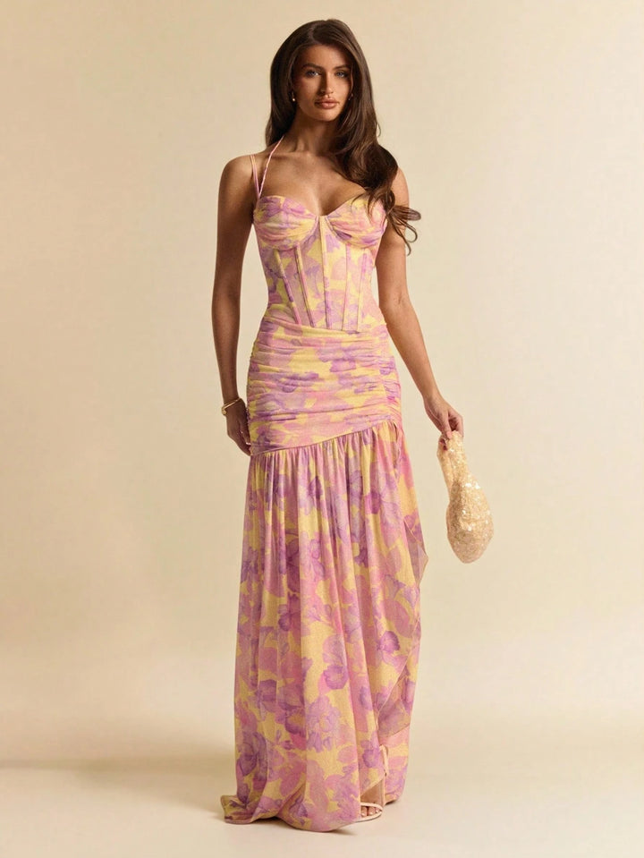 Rochie maxi SHEIN, mix culori
