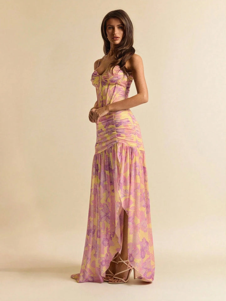 Rochie maxi SHEIN, mix culori