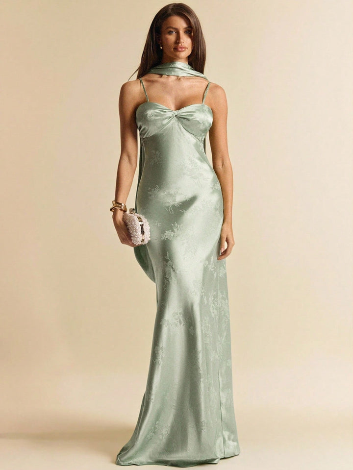 Rochie maxi SHEIN, verde