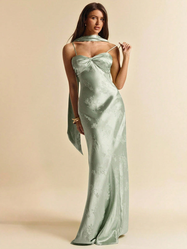 Rochie maxi SHEIN, verde