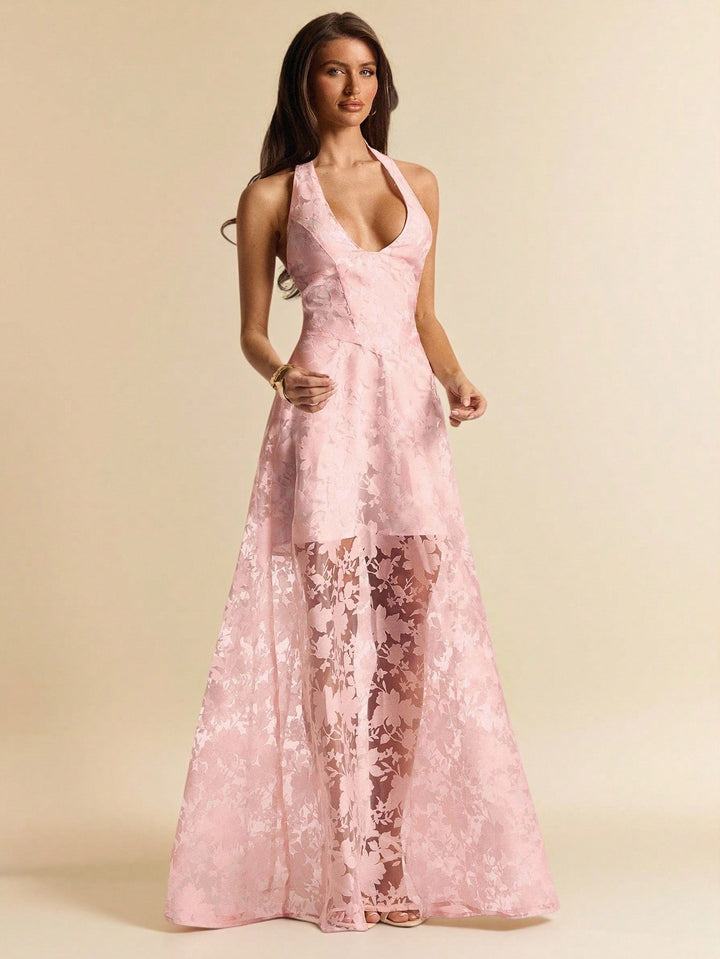 Rochie maxi SHEIN, roz
