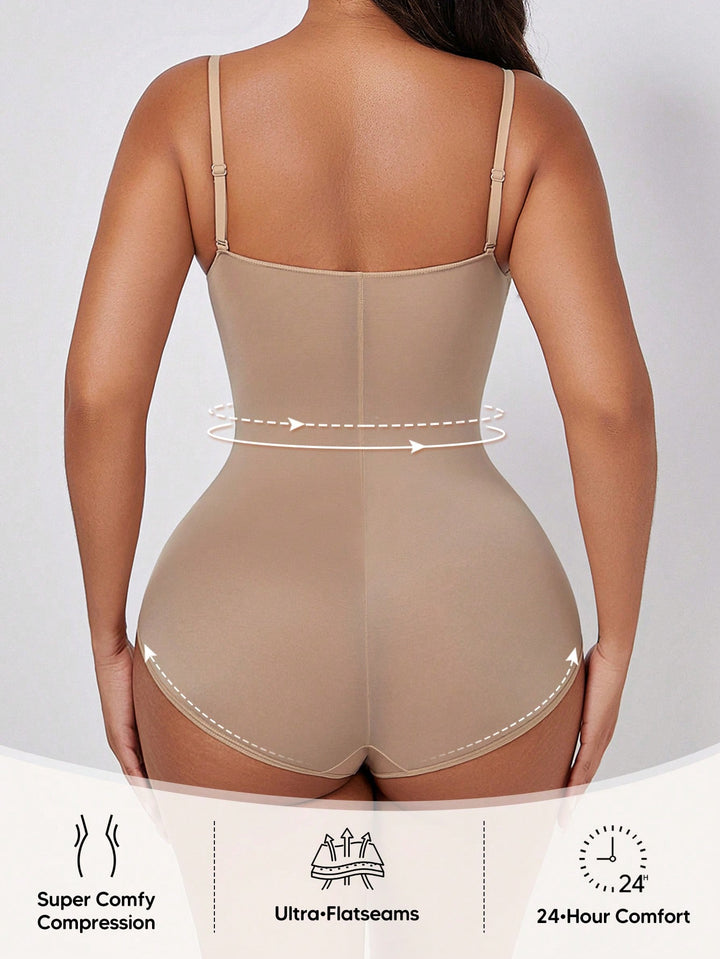 SHEIN alakformáló body, bézs