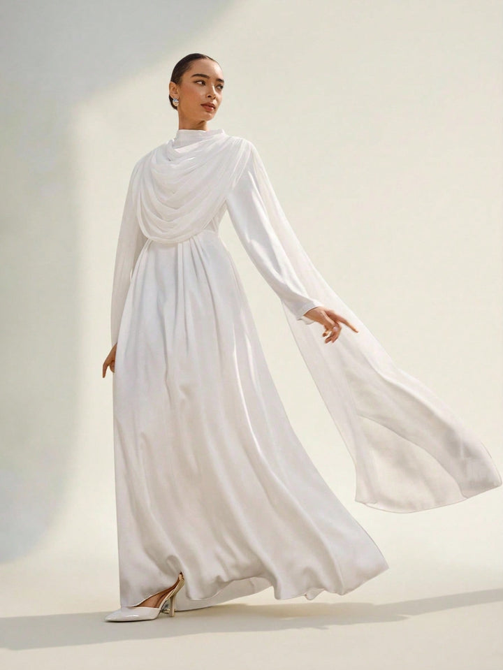 Rochie maxi SHEIN, alb