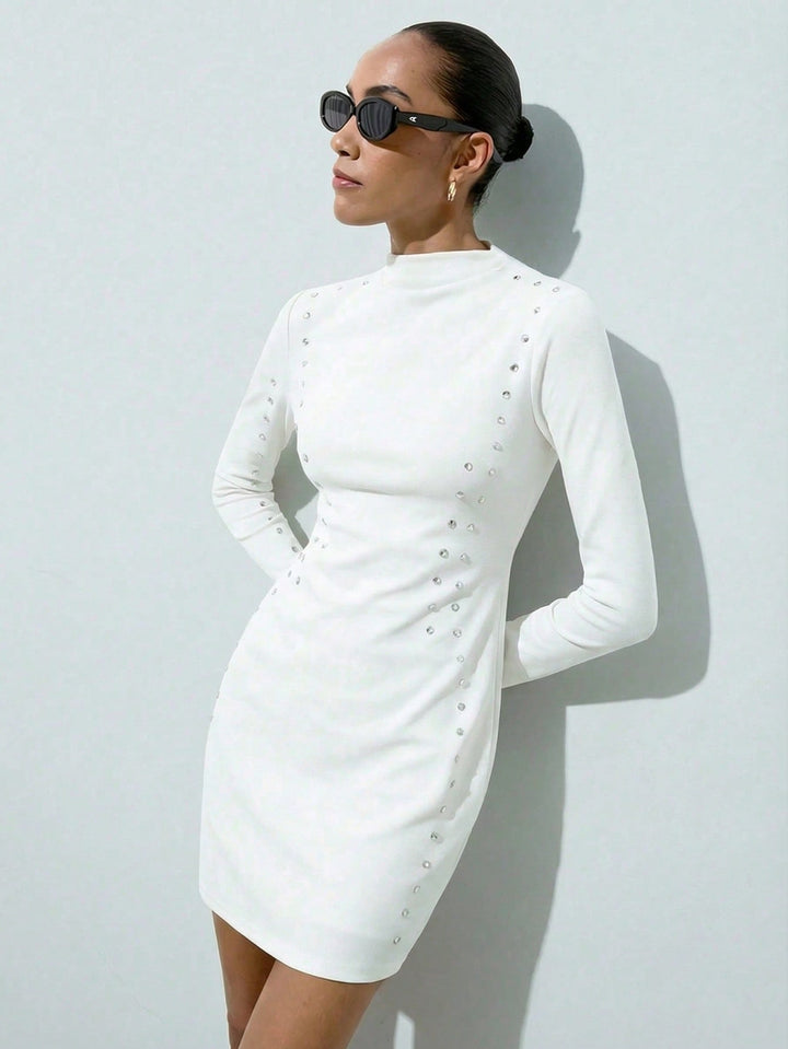 Rochie scurtă SHEIN, alb