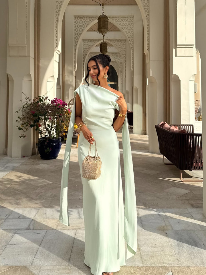 Rochie maxi SHEIN, verde