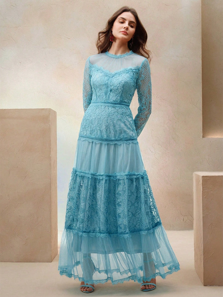 Rochie maxi SHEIN, albastru