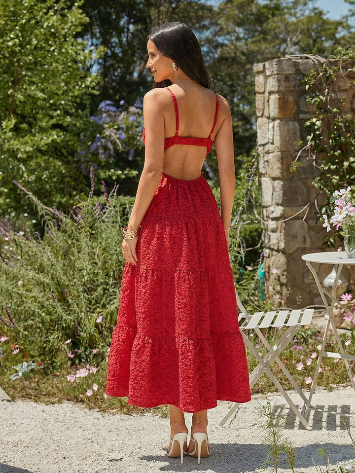 Rochie maxi SHEIN, roșu