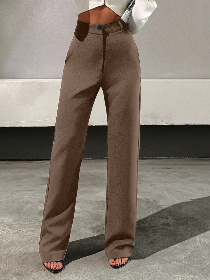 Pantaloni SHEIN, maro
