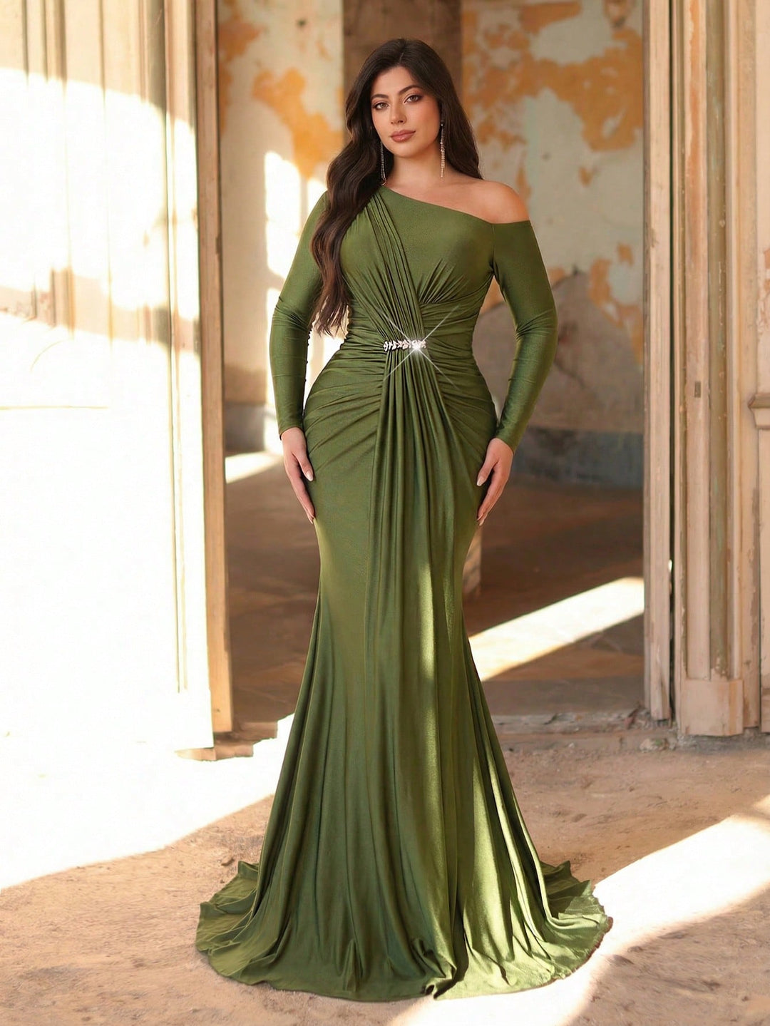 Rochie SHEIN, verde