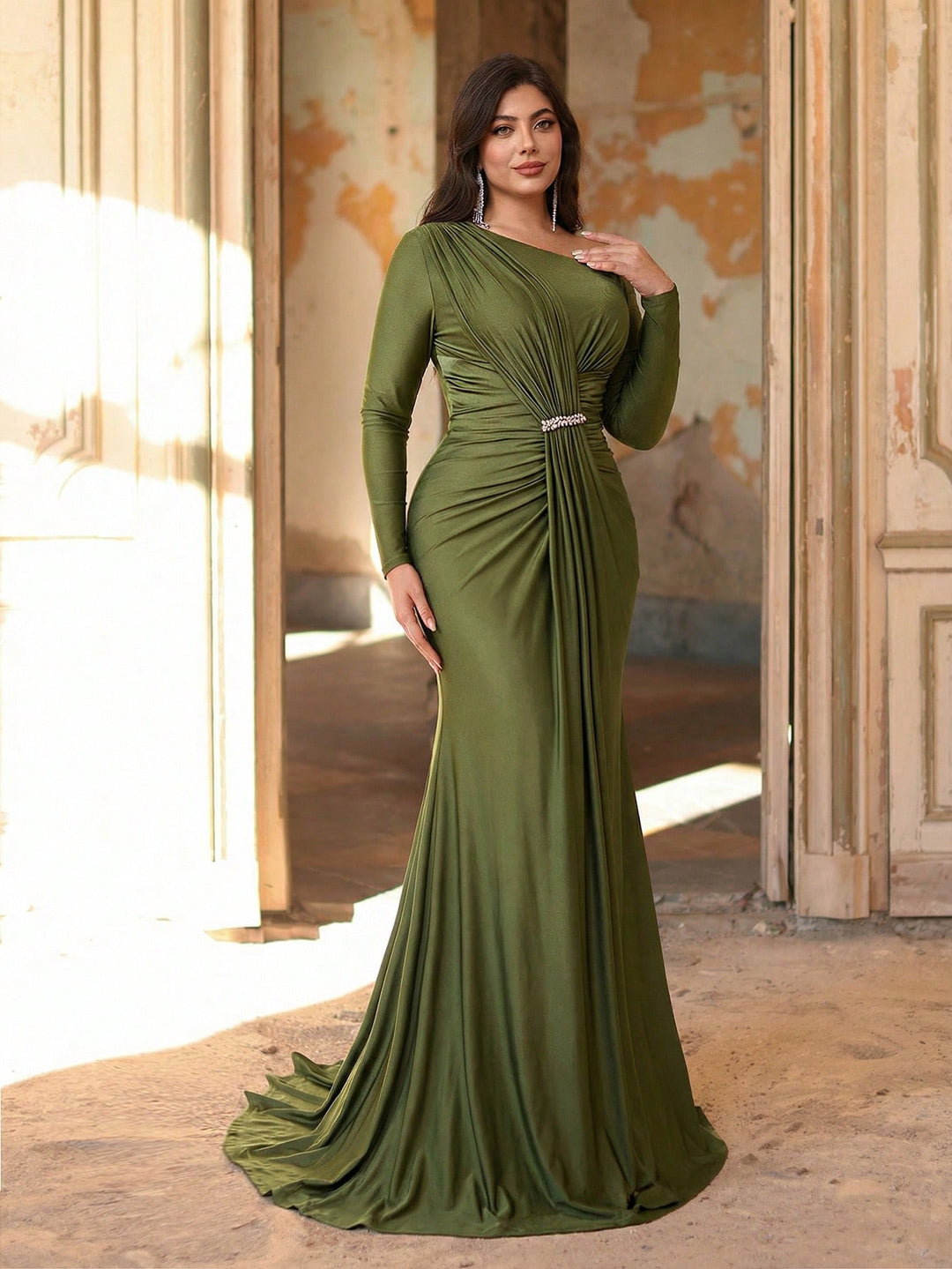 Rochie SHEIN, verde