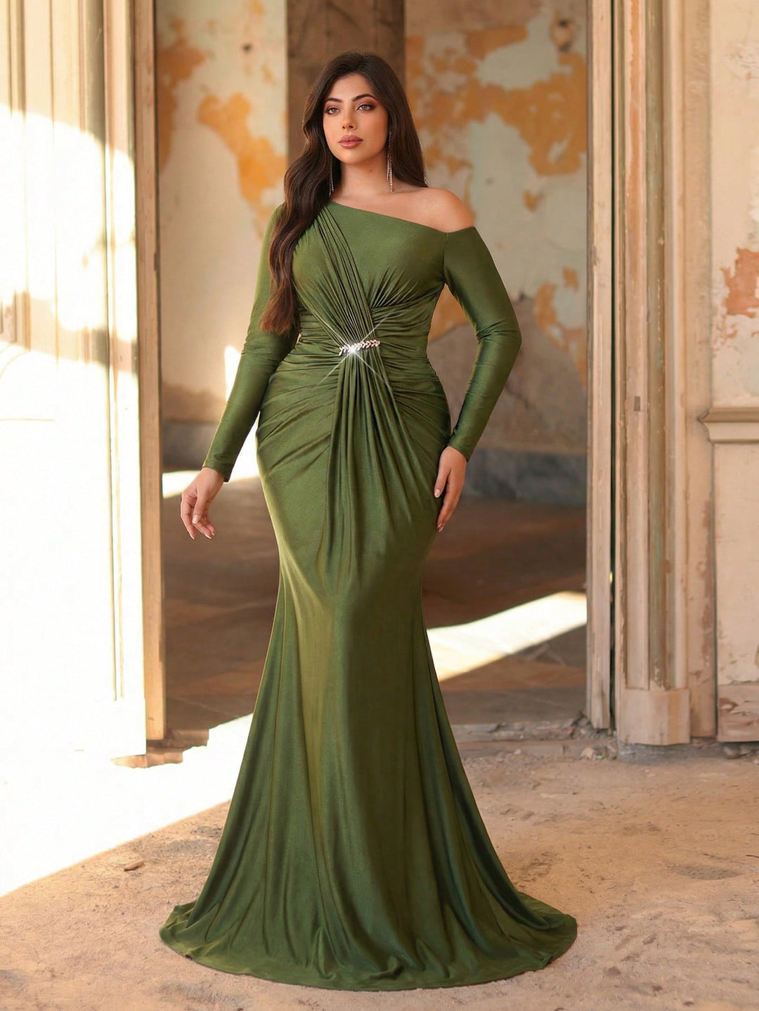 Rochie SHEIN, verde