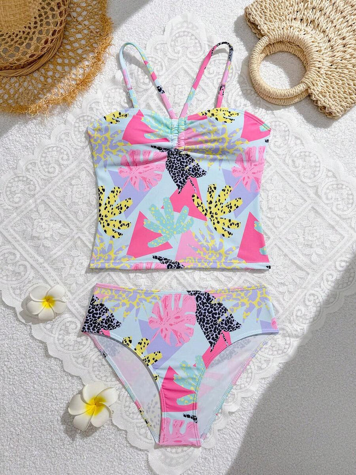Costum de baie SHEIN, mix culori
