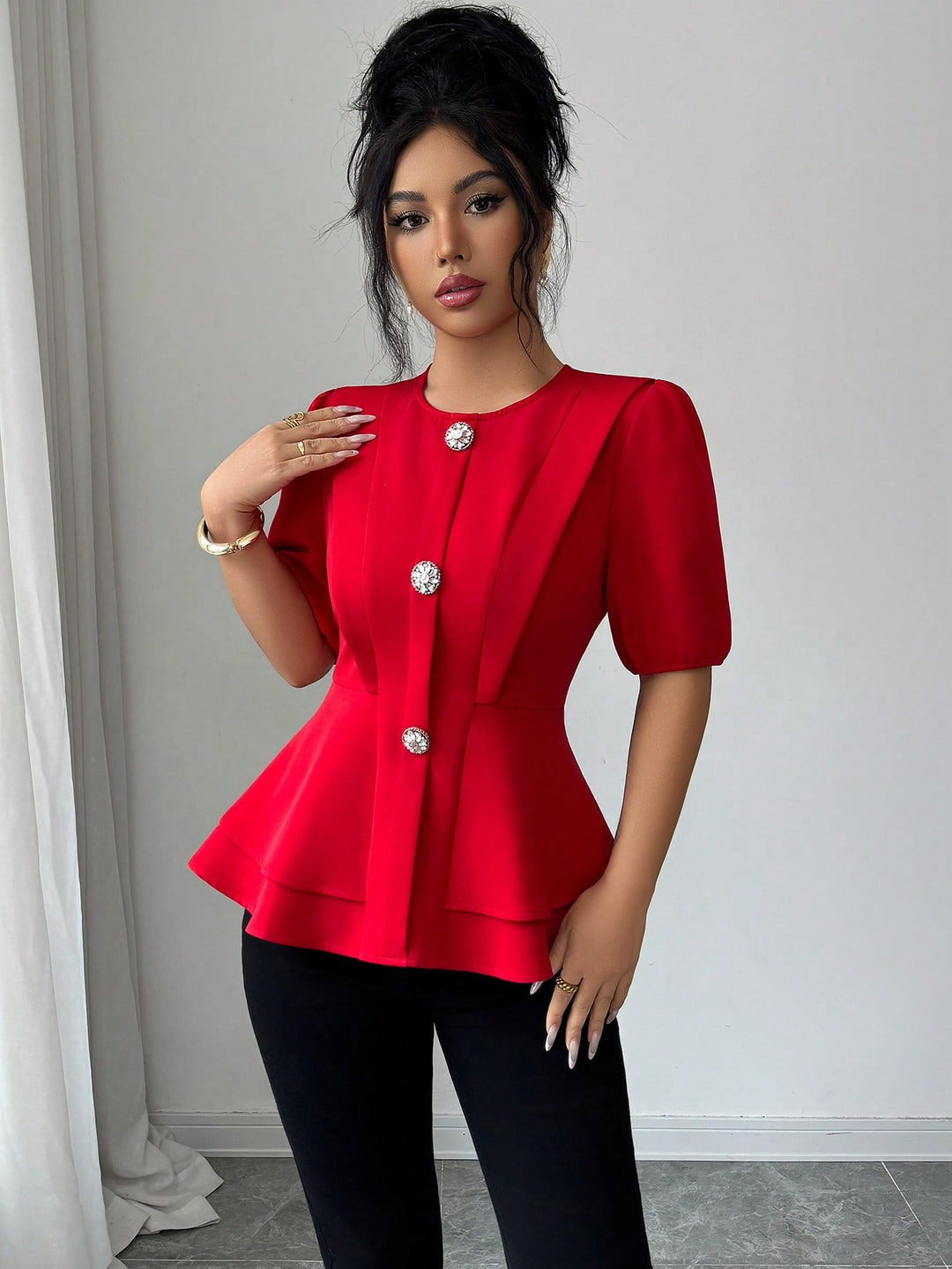 Bluza SHEIN, roșu