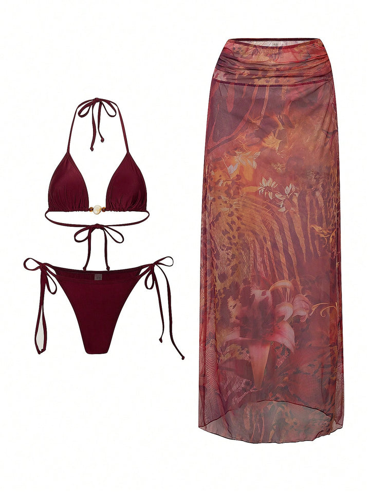 Set bikini SHEIN, mix culori