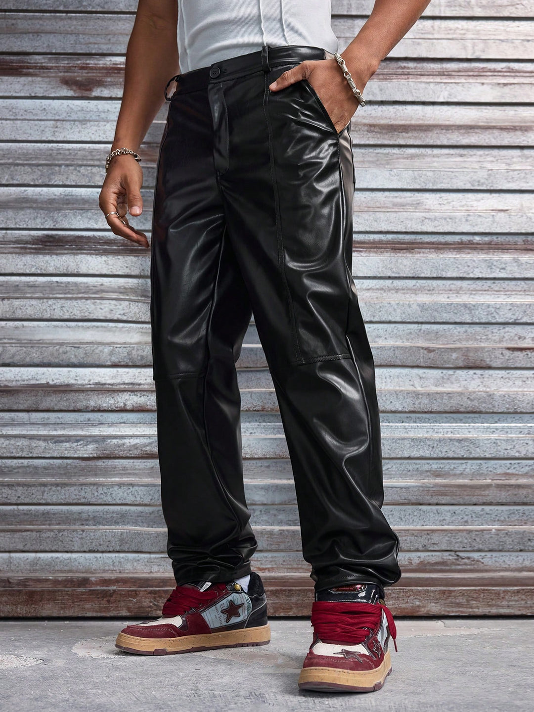Pantalon SHEIN, negru