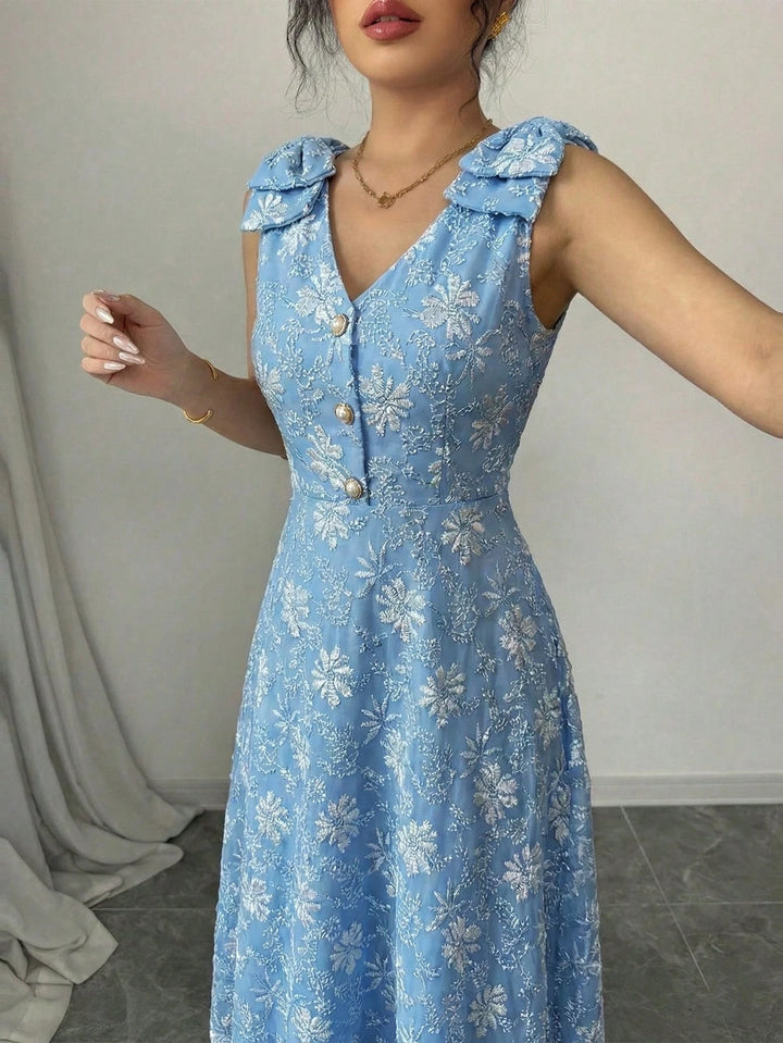 Rochie maxi SHEIN, albastru