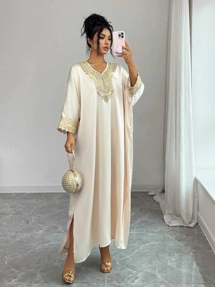 SHEIN Maxi ruha, bézs