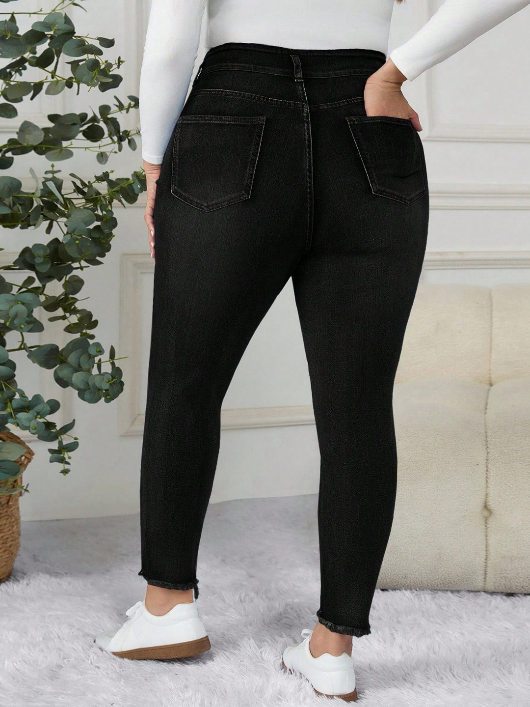 Jeans SHEIN, negru