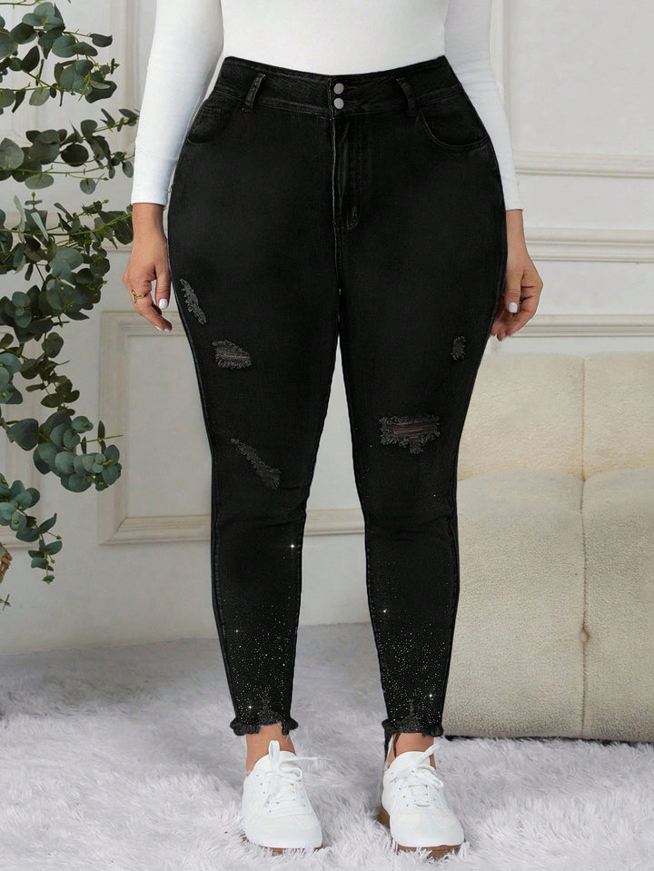 Jeans SHEIN, negru