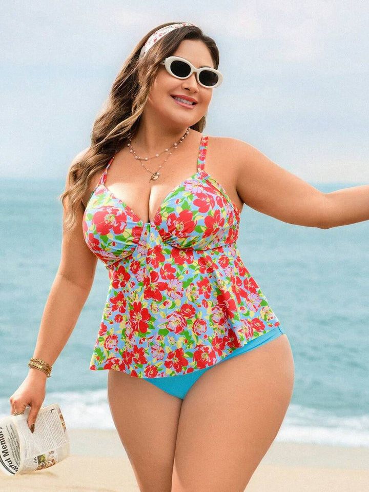 Costum de baie SHEIN, mix culori