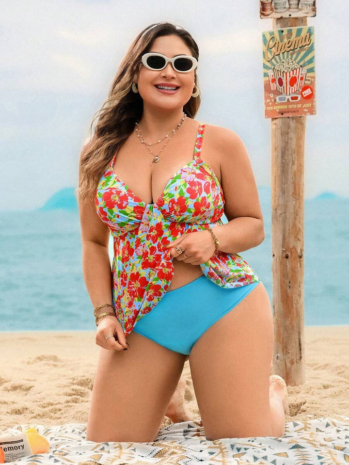 Costum de baie SHEIN, mix culori