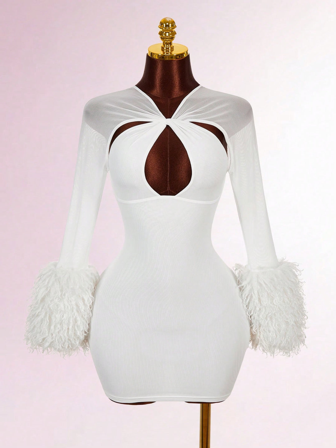 Rochie mini SHEIN, alb