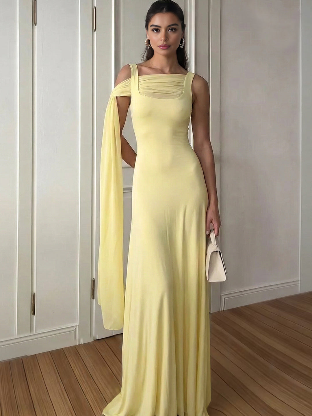 Rochie maxi SHEIN, galben