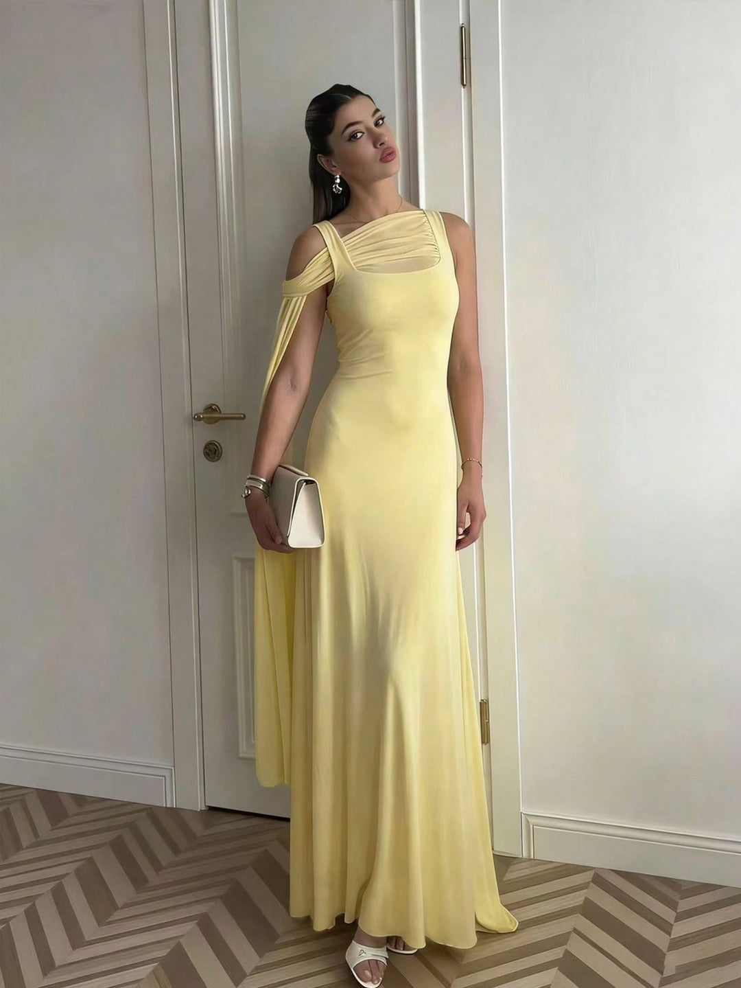 Rochie maxi SHEIN, galben
