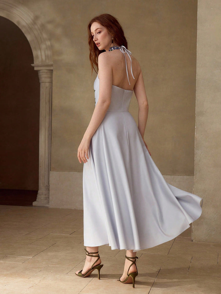 Rochie midi SHEIN, mix culori
