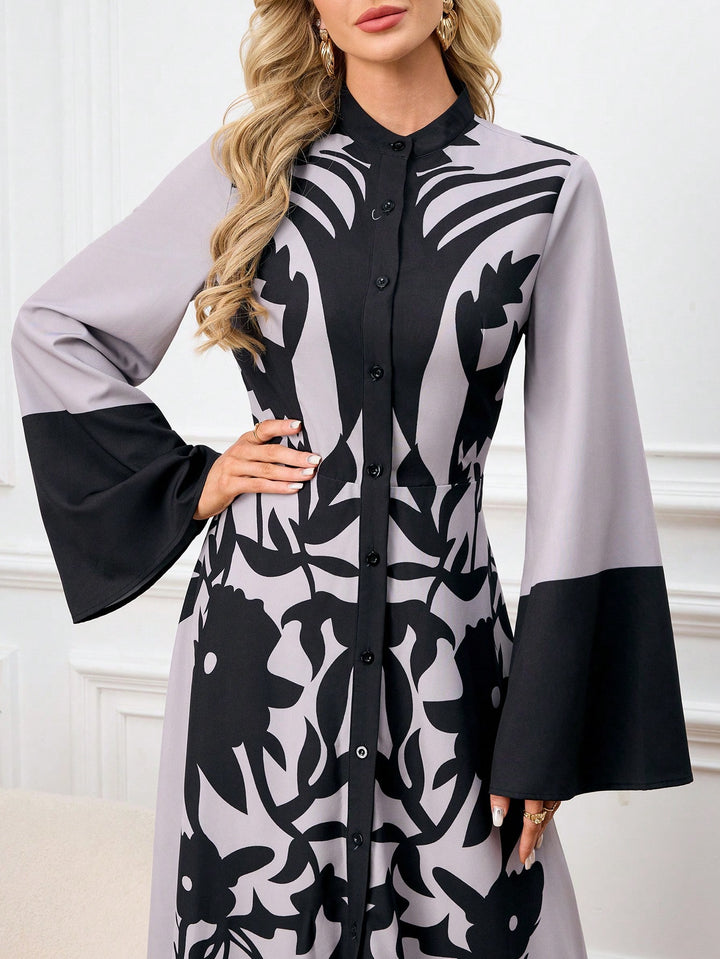 Rochie maxi SHEIN, mix culori
