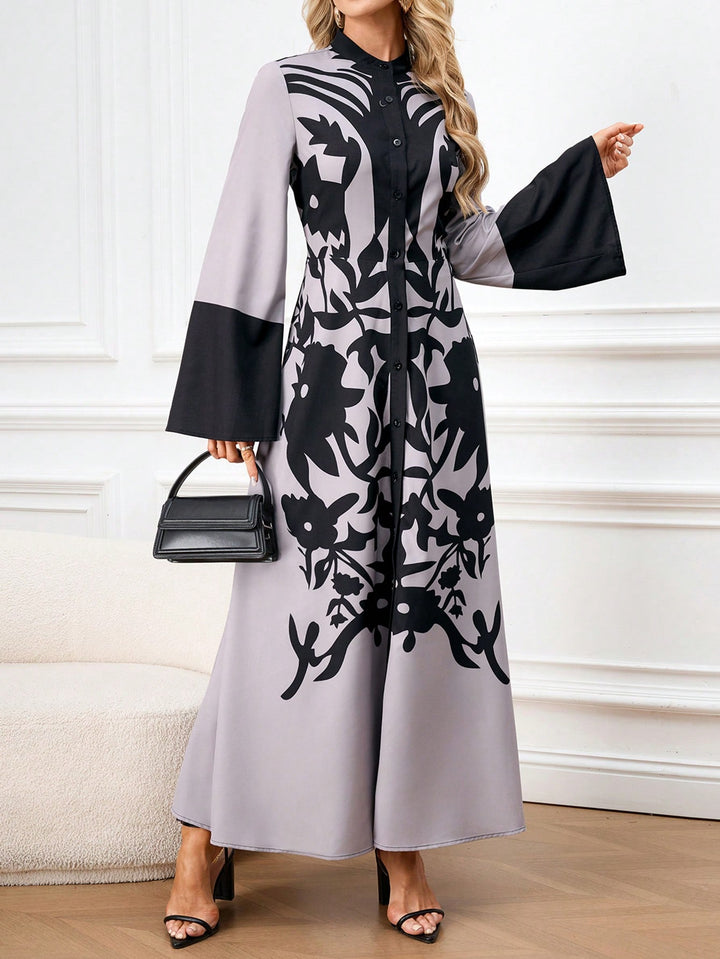 Rochie maxi SHEIN, mix culori