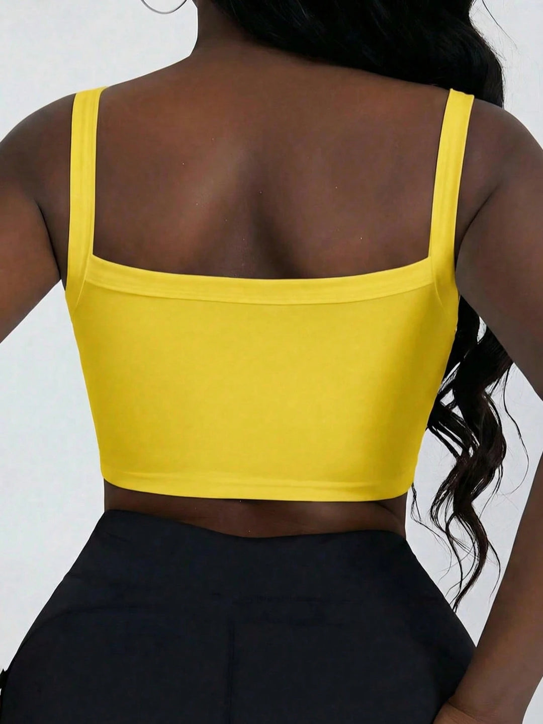 Top SHEIN, galben