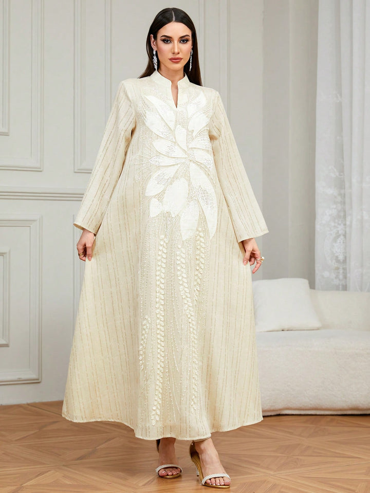 Set caftan și jalabiya SHEIN, portocaliu