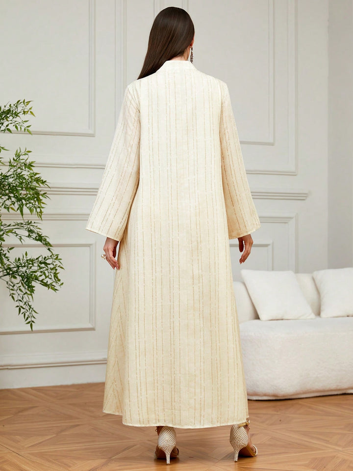 Set caftan și jalabiya SHEIN, portocaliu