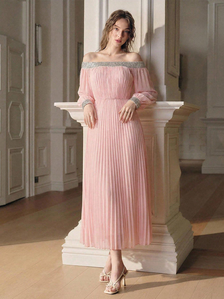 Rochie maxi SHEIN, roz